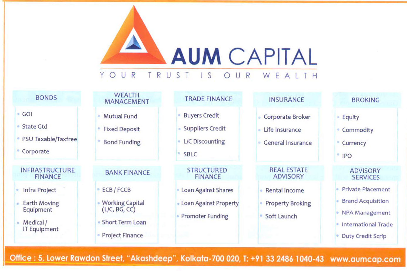 AUM CAPITAL (Your trust is our wealth)